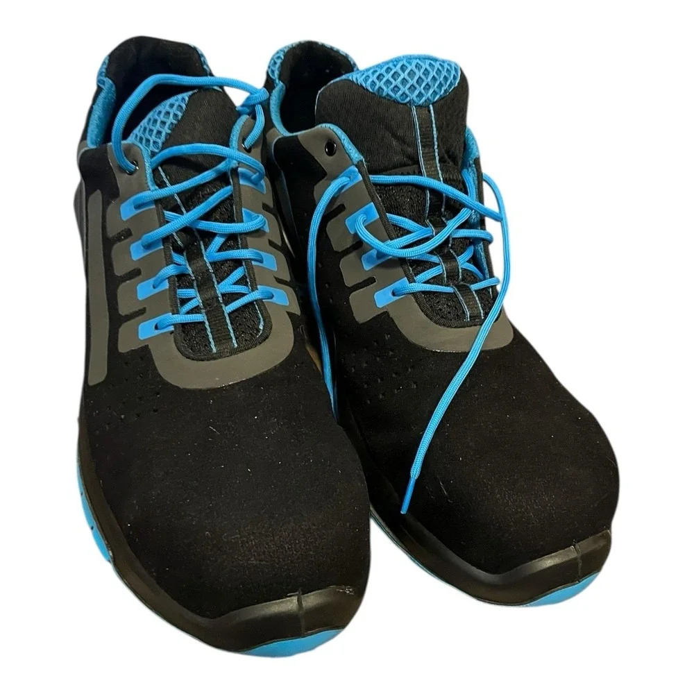 Size 47 Men's Steitz Secura VD PRO 1400 FORD Black/Blue Safety Shoes‎ Hard Toe